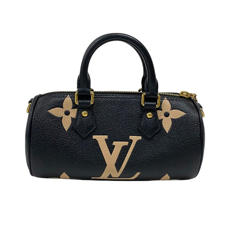 ルイ・ヴィトン LOUIS VUITTON パピヨンBB M45980 ブラック ゴールド