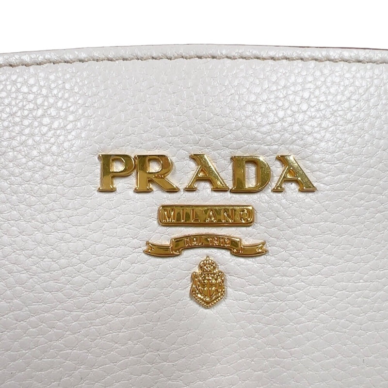 プラダ PRADA ヴィッテロダイノ 2wayハンドバッグ 1BA068 ホワイト