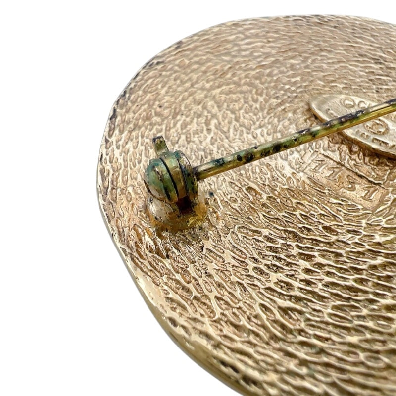 シャネル CHANEL カンボン ブローチ ゴールド メタル アクセサリー