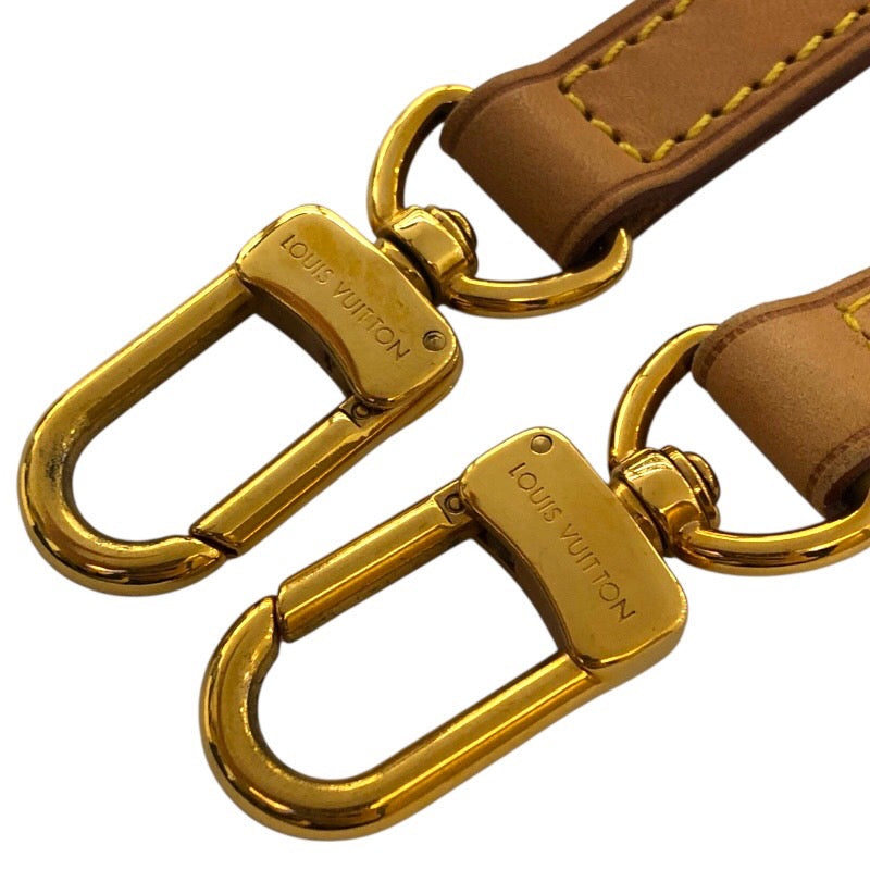 ルイ・ヴィトン LOUIS VUITTON ショルダーストラップ ベージュ ヌメ革