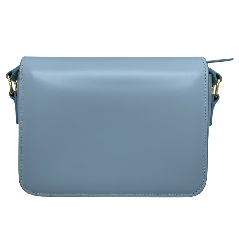 セリーヌ CELINE ティーン トリオンフ バッグ 188423 アイスブルー GD