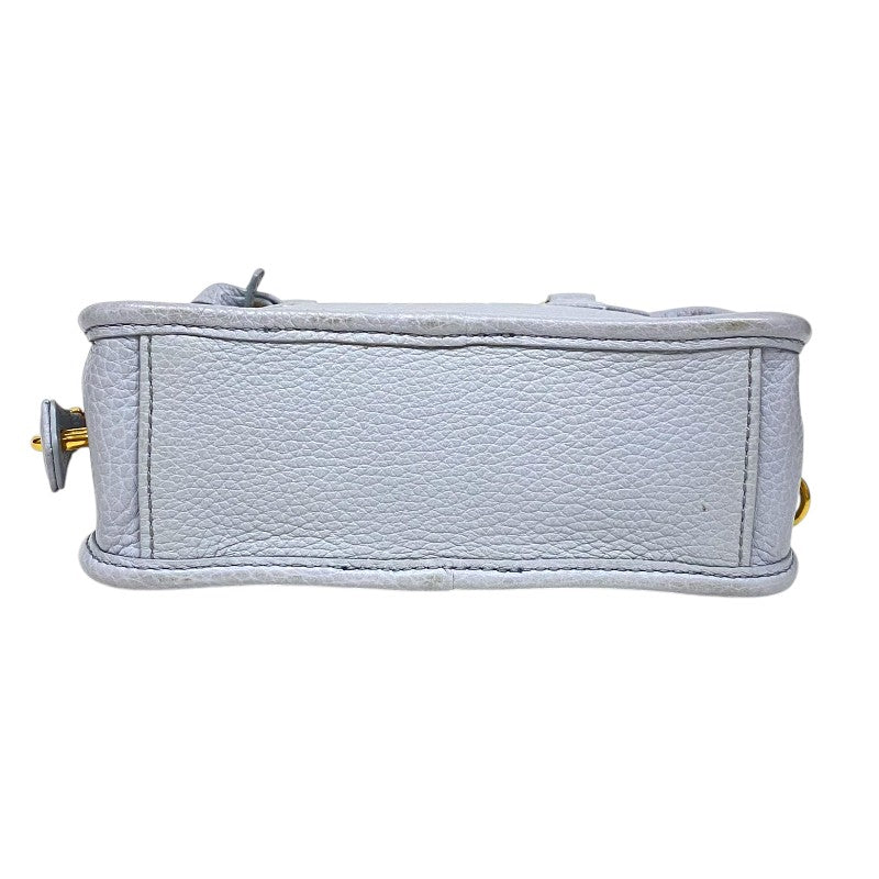 ミュウミュウ miu miu アルカディ レザーバッグ 5BB123 パープルグレー