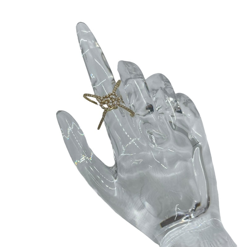 グッチ GUCCI GGランニングダイヤリング イエローゴールド Au750