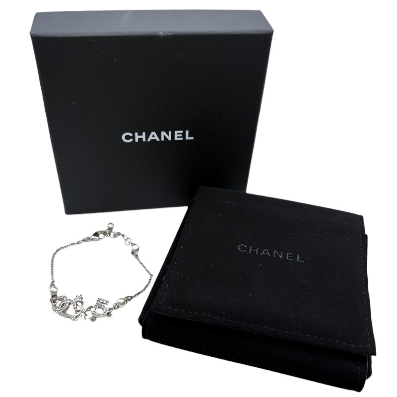 シャネル CHANEL ココマークアイコンブレスレット シルバー メタル