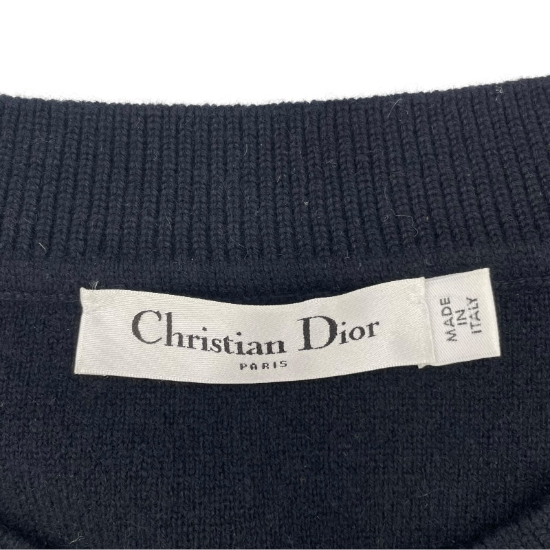 クリスチャン・ディオール Christian Dior バックロゴ長袖ニット