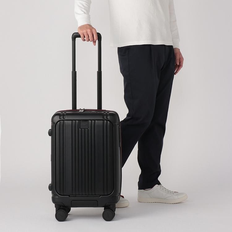 バーマス]JALオリジナル ワンタッチフロントオープン ビジネスキャリー