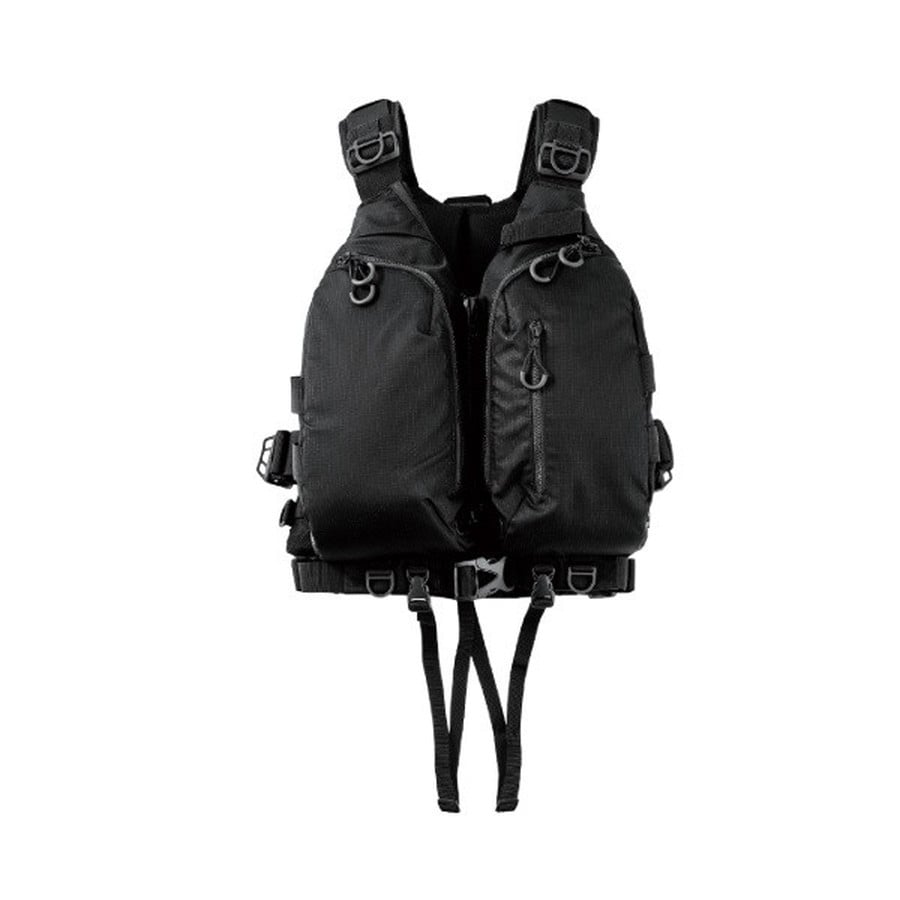 がまかつ ライフジャケット LE915 マルチトレックPFD ブラック フリー