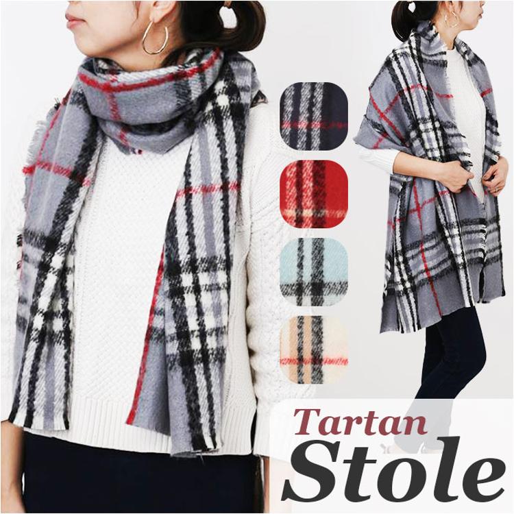 クロダ ストール KURODA OB90903L9 通販 マフラー ショール タータン