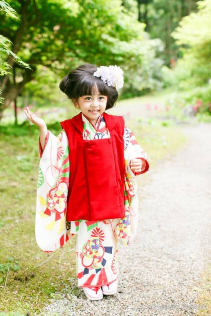 3歳女の子アンティーク着物レンタル 全国ネット宅配レトロ
