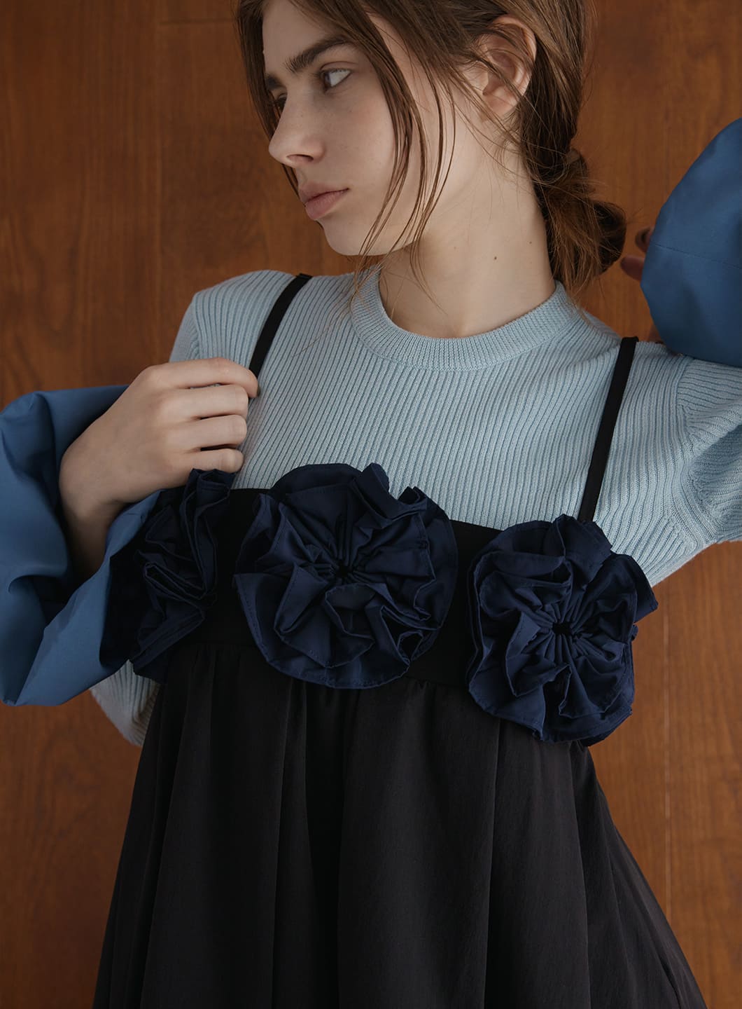 COEL Online Store2WAYフラワーモチーフジャンパースカート(36