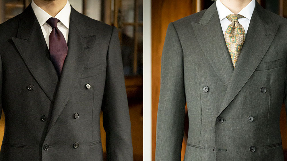 成人式スーツ】ダブルのスーツも形と色で印象が変わる話。 - お客様の