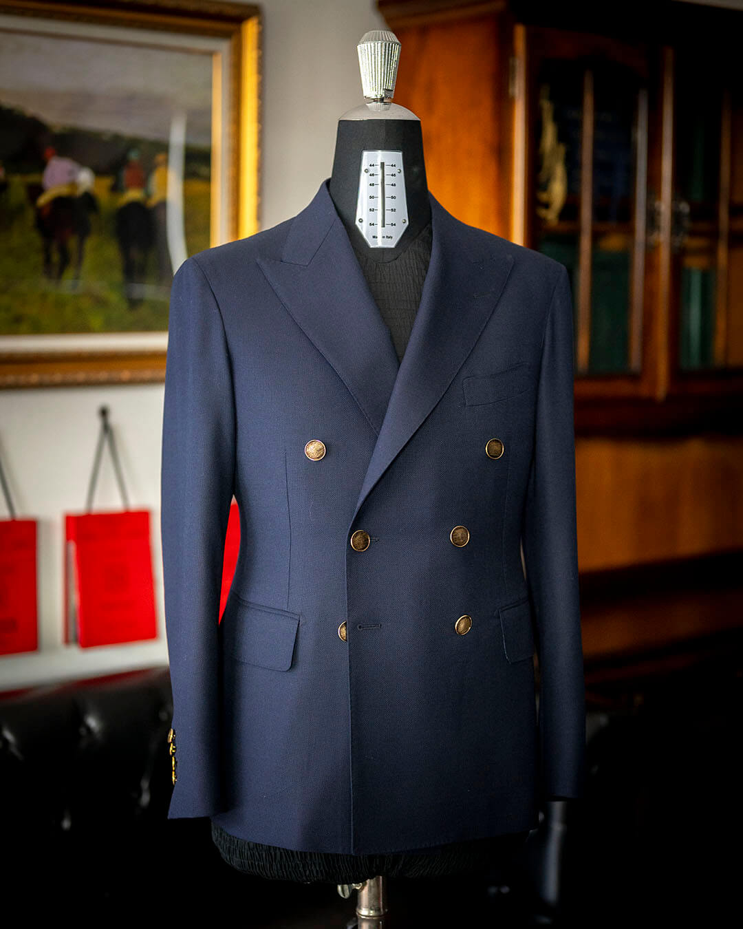 H様のご依頼】紺ブレザー&グレートラウザーズ ～シャツからニット