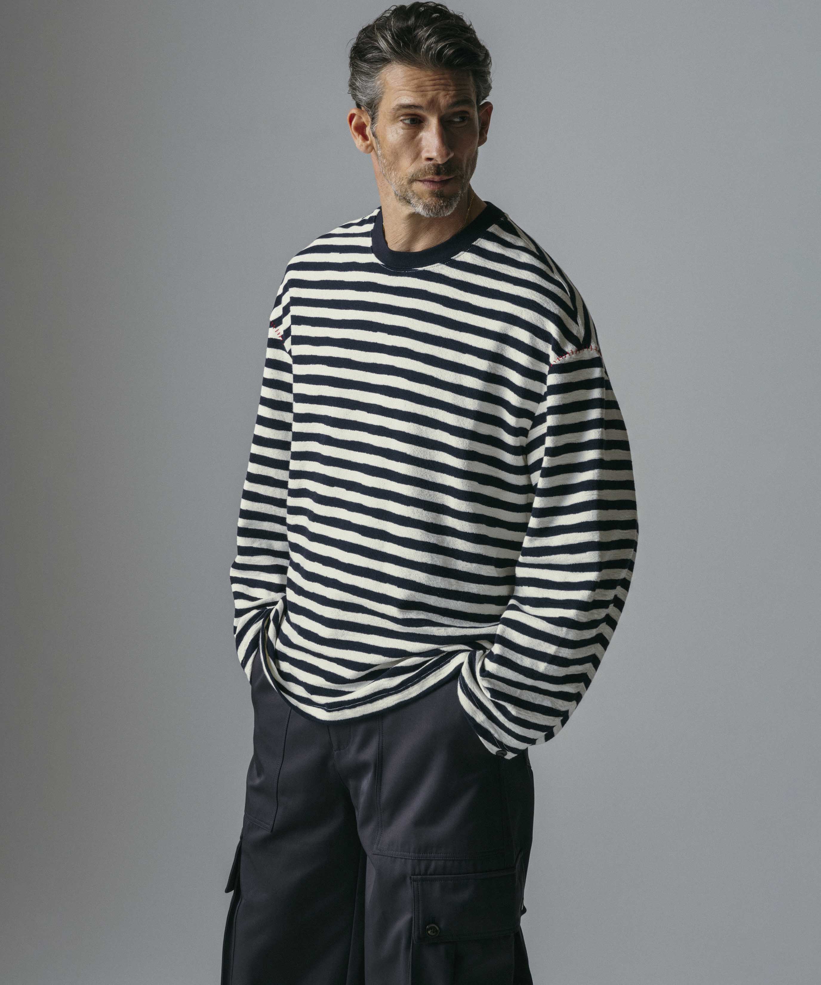 k*様 ロングスリーブ カットソー ボーダー ボーダー ロングスリーブ