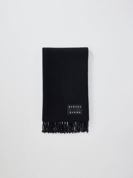 カシミヤストール(ロング) ブラック | EDWARD BROWN(エドワード