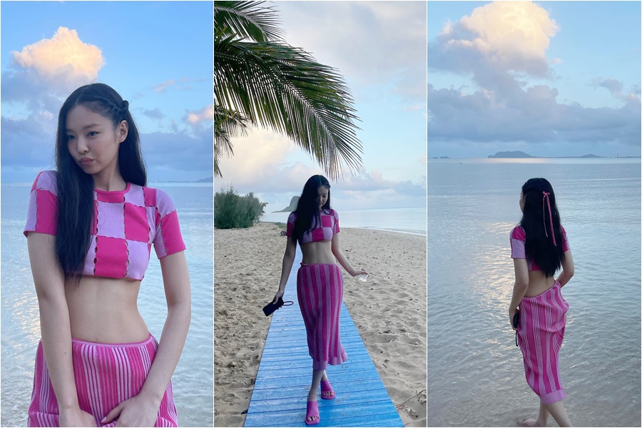 BLACKPINKジェニー「Queen of Queens」ハワイアン「HOT」ガールに変身