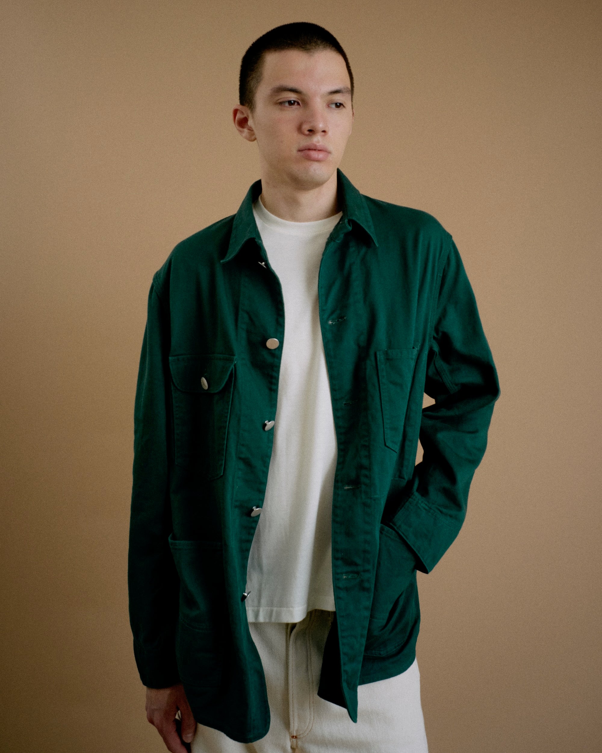 FOUNDOUR（ファウンダ) / WORK JACKET GREEN – éhn