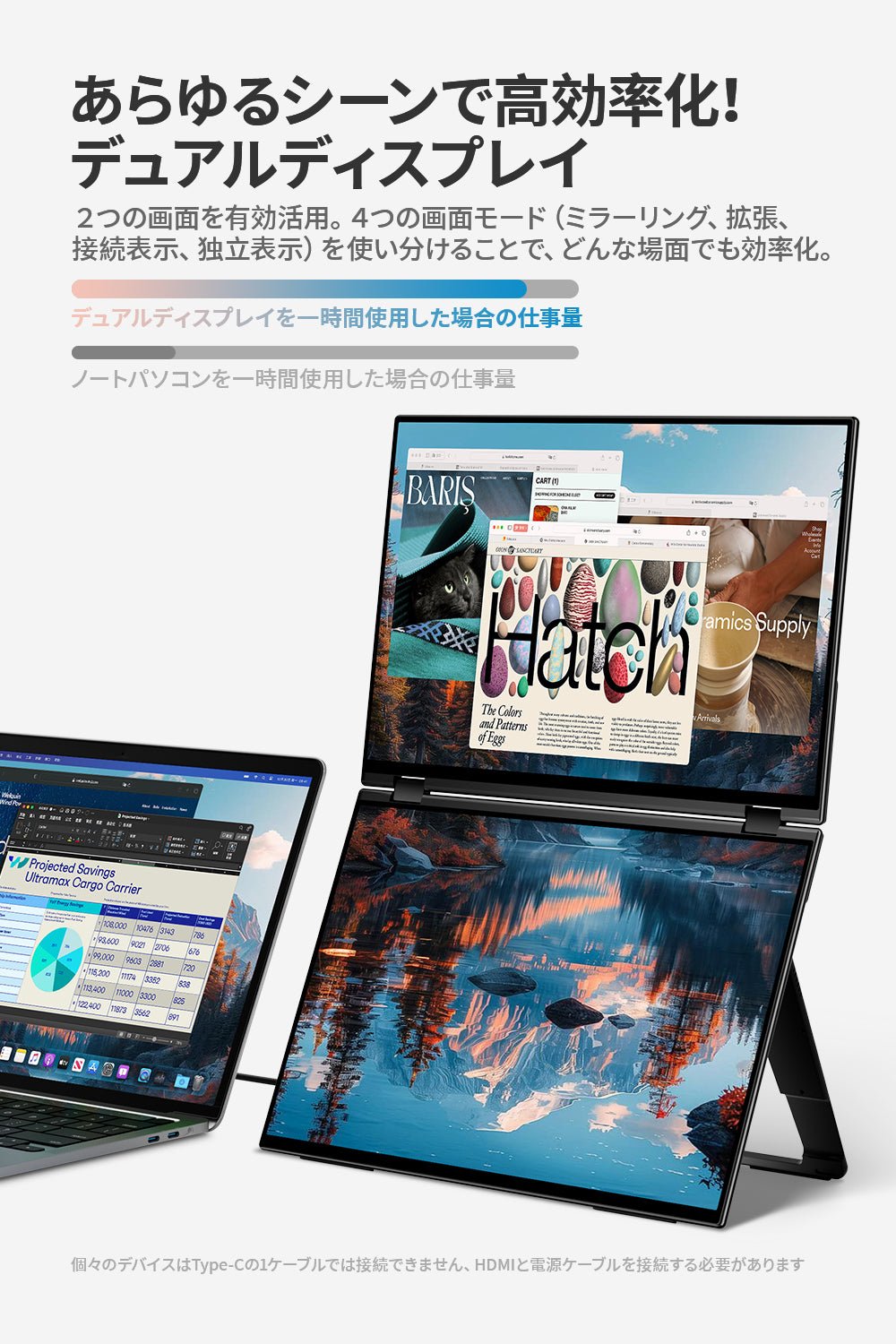 16インチ デュアルモニター タッチペン対応 1920 x 1200 60Hz XQ-160PF