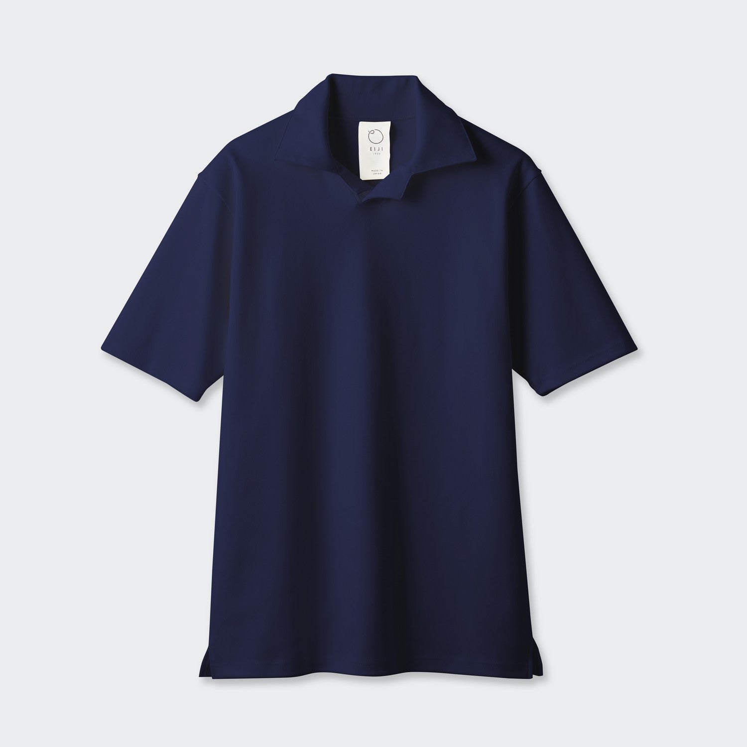 MENS ヘビー 半袖 ポロシャツ NAVY | 高級無地Tシャツ専門店 | EIJI