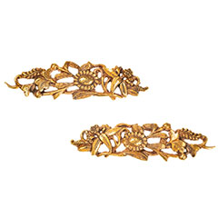 古美濃 金無垢 秋草図目貫 保存刀装具 ｜日本刀販売は永楽堂