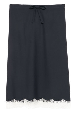 MADISONBLUE(マディソンブルー)｜【予約販売】MIDDLE SKIRT LACE PE/W