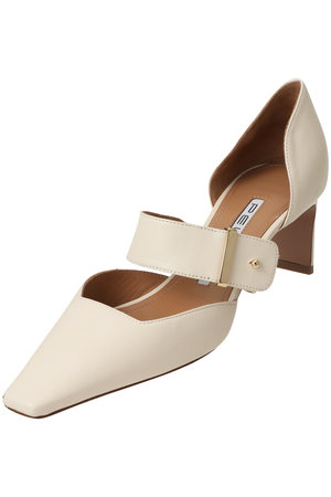 PELLICO(ペリーコ)｜DAMA ベルテッドパンプス/バニラ の通販｜ELLESHOP