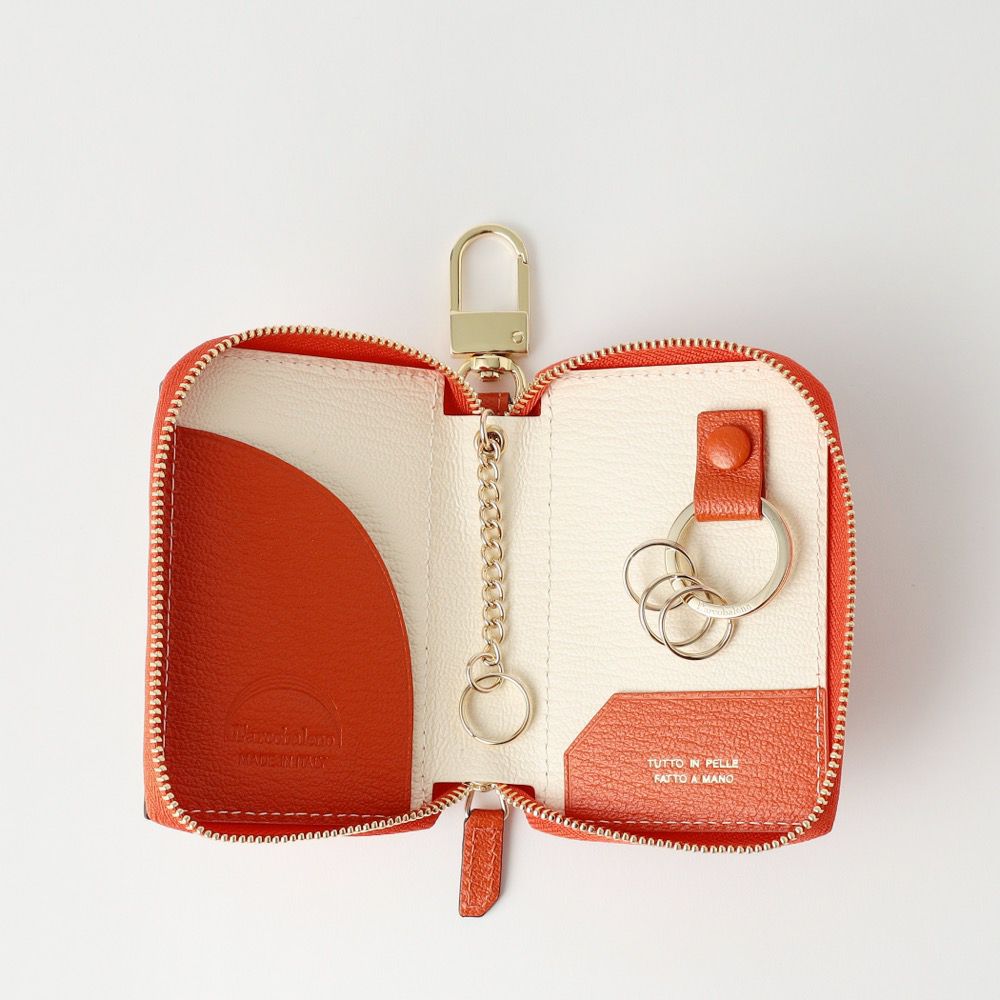 スマートWキーケース ORANGE*WHITE | ラルコバレーノ公式通販