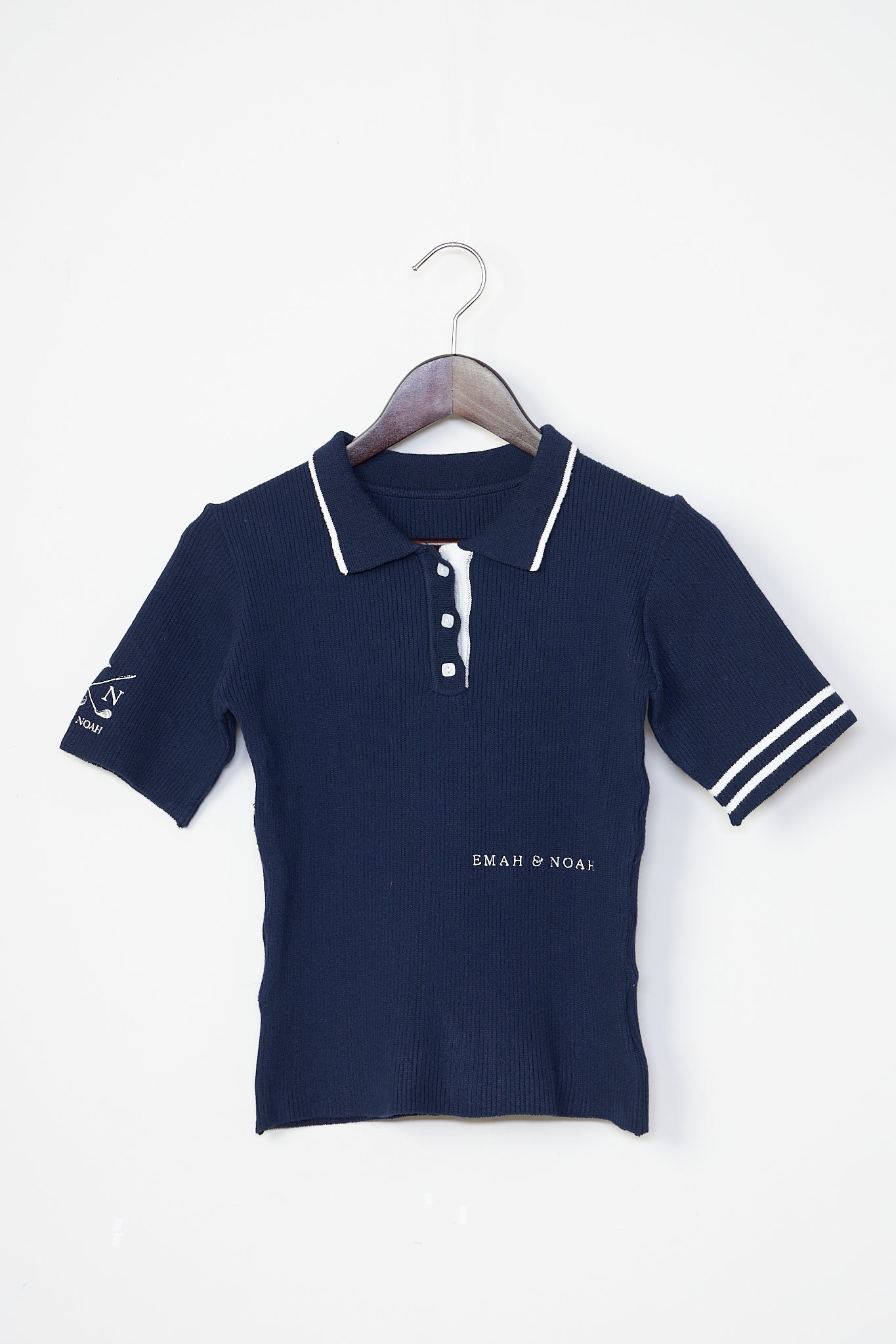 エマノア ゴルフ】 バイカラーニットポロ 半袖 ニット – EMAH&NOAH