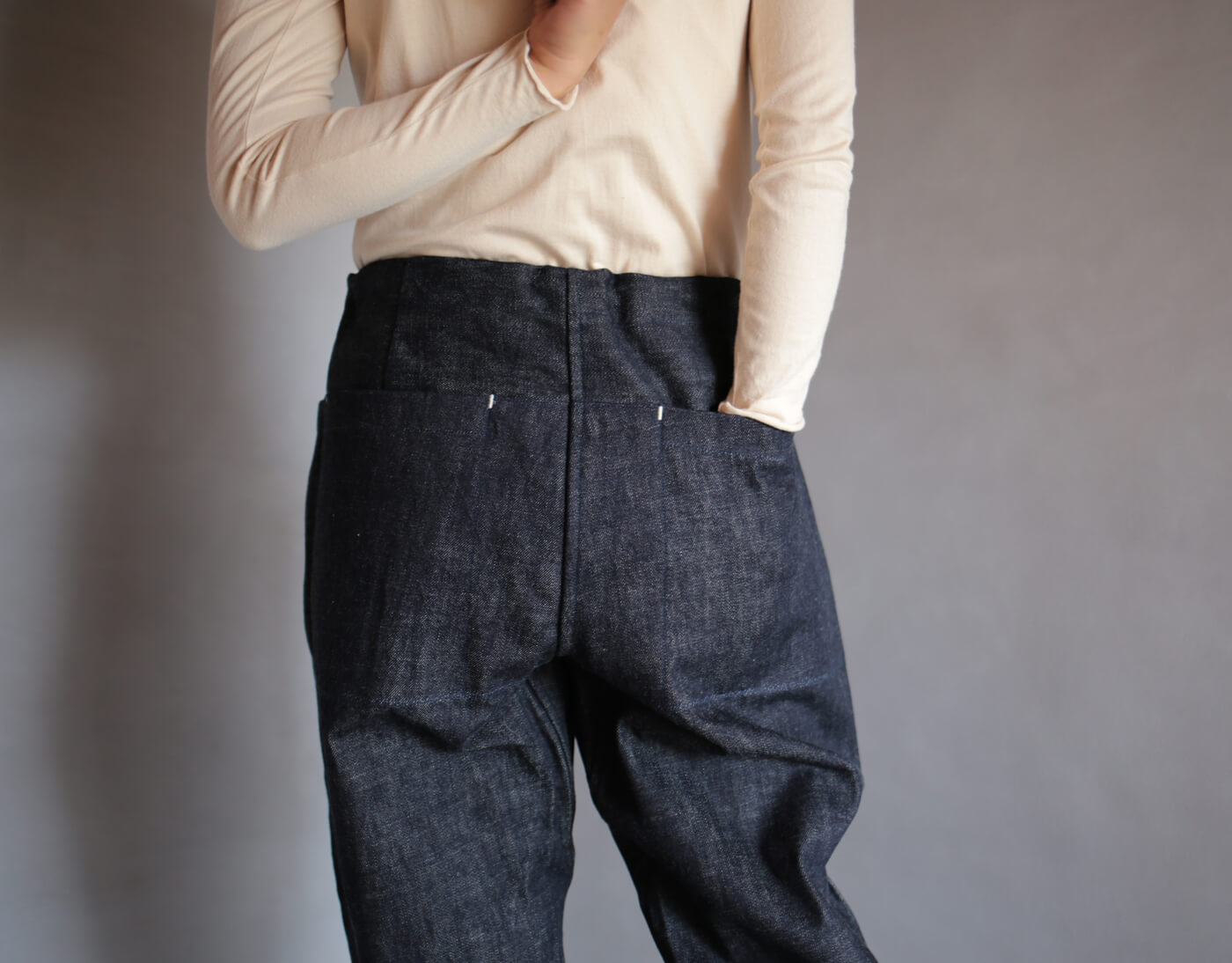 通販 デニムのワークパンツ｜えみおわす