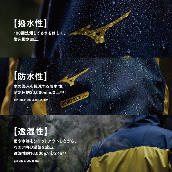 ミズノ A2MG8A0125 ベルグテックEX ストームセイバーVI レインスーツ