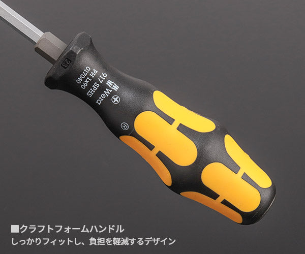 日本正規品 Wera 017040 917 SPHS ネジノミ 貫通タイプ プラス