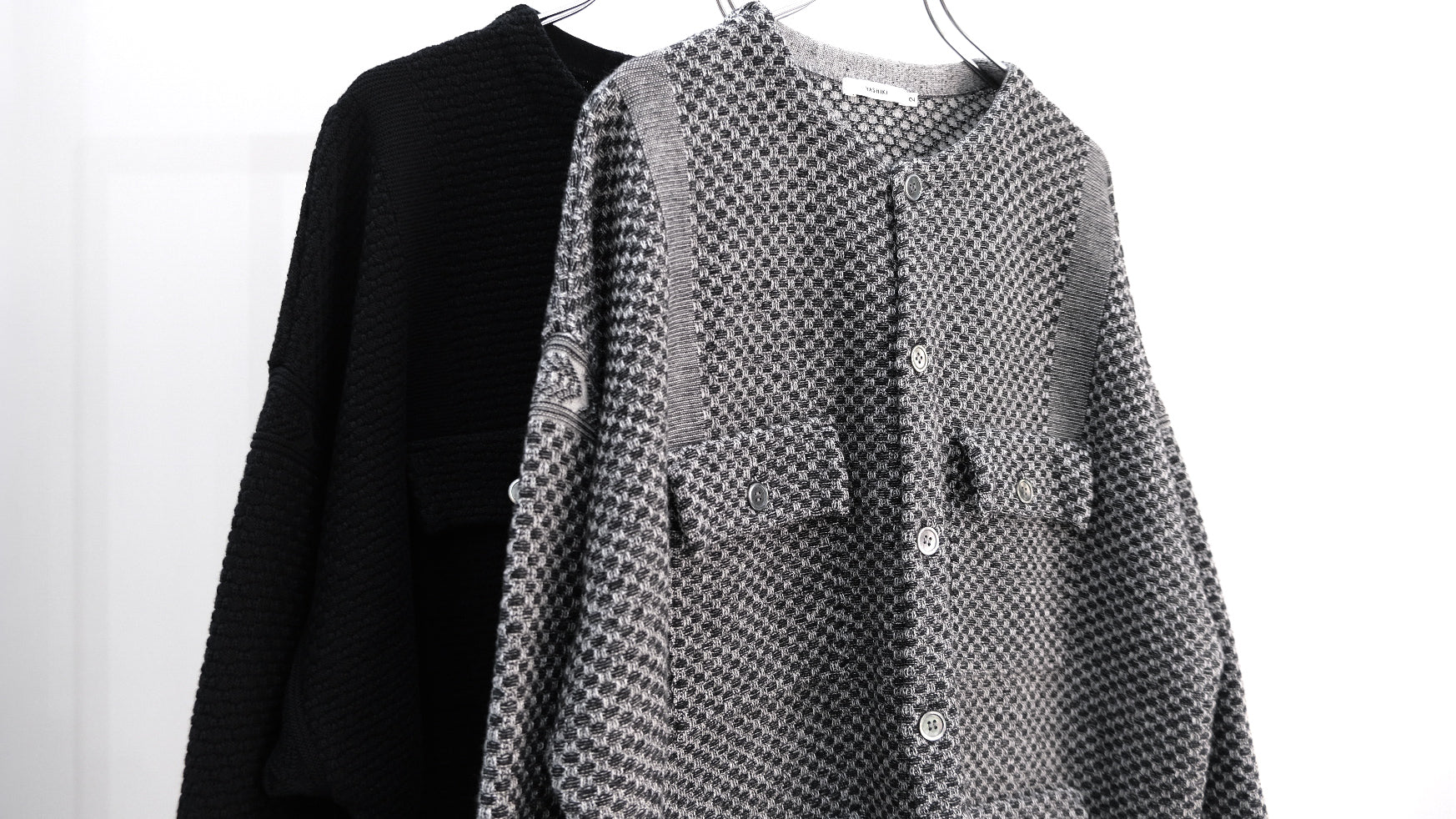 ような｜Shinsetsu Knit Jacket｜YASHIKI 25AW｜えん -en-