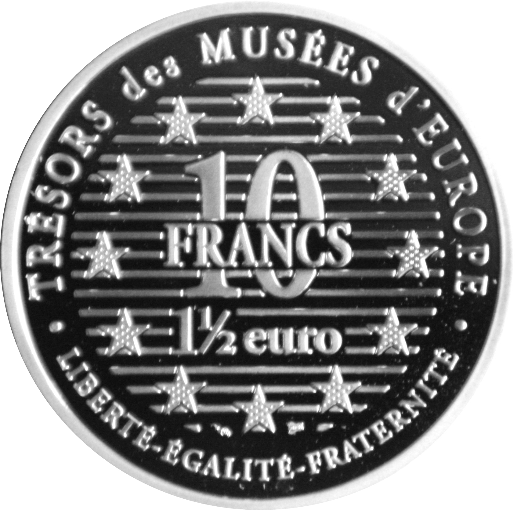 10 Francs / 1½ EURO (La petite Danseuse) - France – Numista