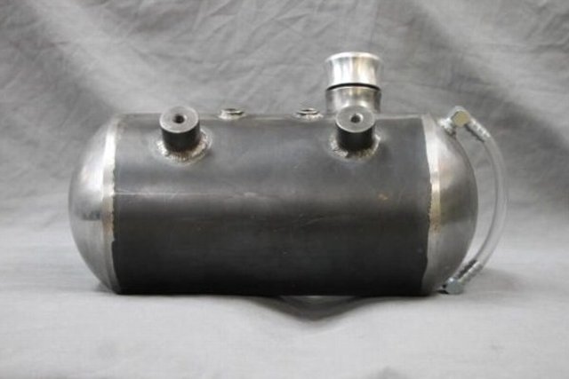 ENDOスチールバレルオイルタンク(無塗装)アルミキャップ付き＜税込