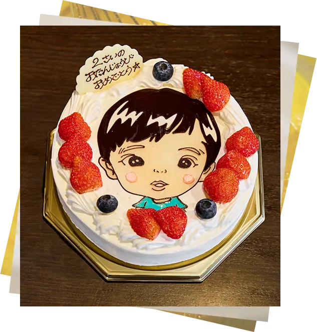 似顔絵ケーキ | オーダーケーキの宅配・通販「Sweets Lab」