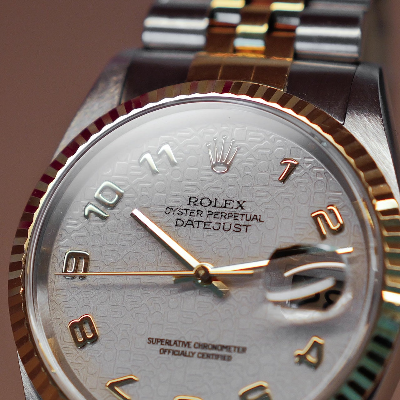 ロレックス/デイトジャスト/K番/ホワイトコンピュターダイヤル/日本