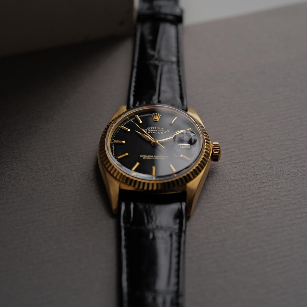 ロレックス/デイトジャスト1601/8/ミラーダイヤル/18Kイエローゴールド