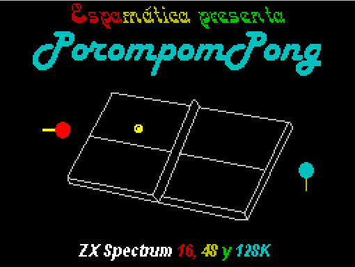 ZX Spectrum Assembly, Pong - 0x08 Two players game - Espamática