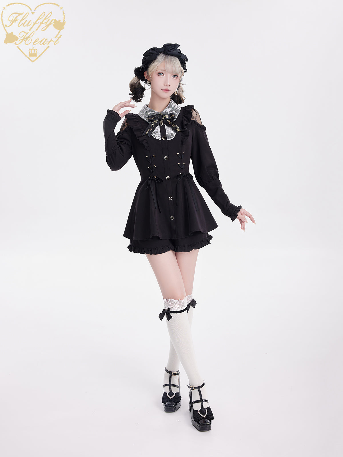 水曜日のアリス セットアップ(ロング袖)【Fluffy Heart】 – Epetice