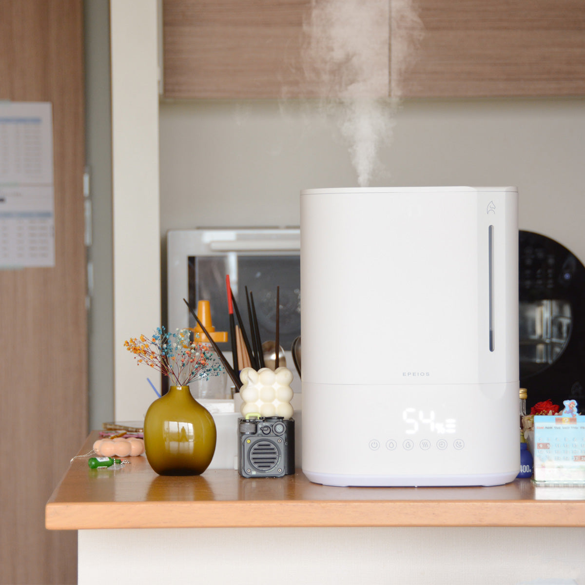 加熱超音波式加湿器 HM730｜6L大容量・5段階調節