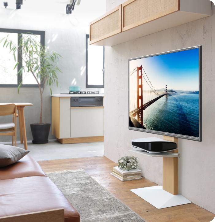 テレビスタンドはWALL～ V3 COMPACT | KURASHI NO KATACHI