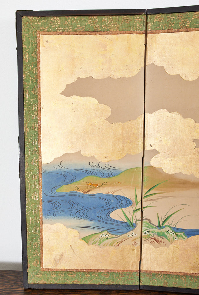 Japanese Edo Six Panel Table Screen After Maruyama Okyo – Erin