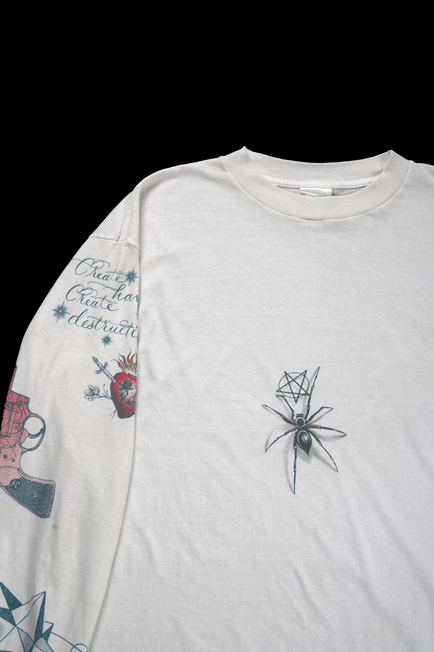 SAINT Mxxxxxx × Dr. Woo LS TEE / TATOO (WHITE) - ETERNAL by LOOM