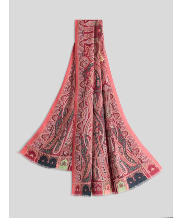 ETRO/エトロ_Women通販 | プリント カシミア&シルク ショール【送料