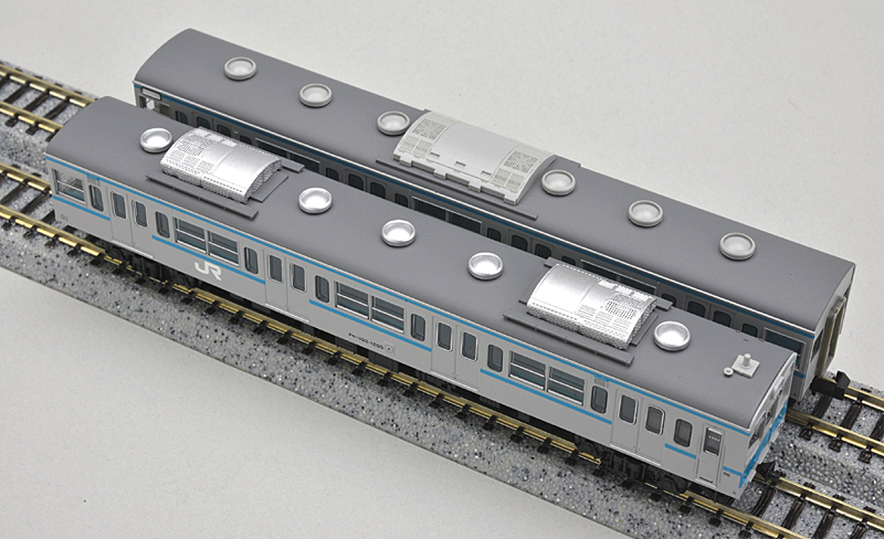 国鉄 103系1200番代 東西線 青帯 サハ組込編成 – 新製品紹介