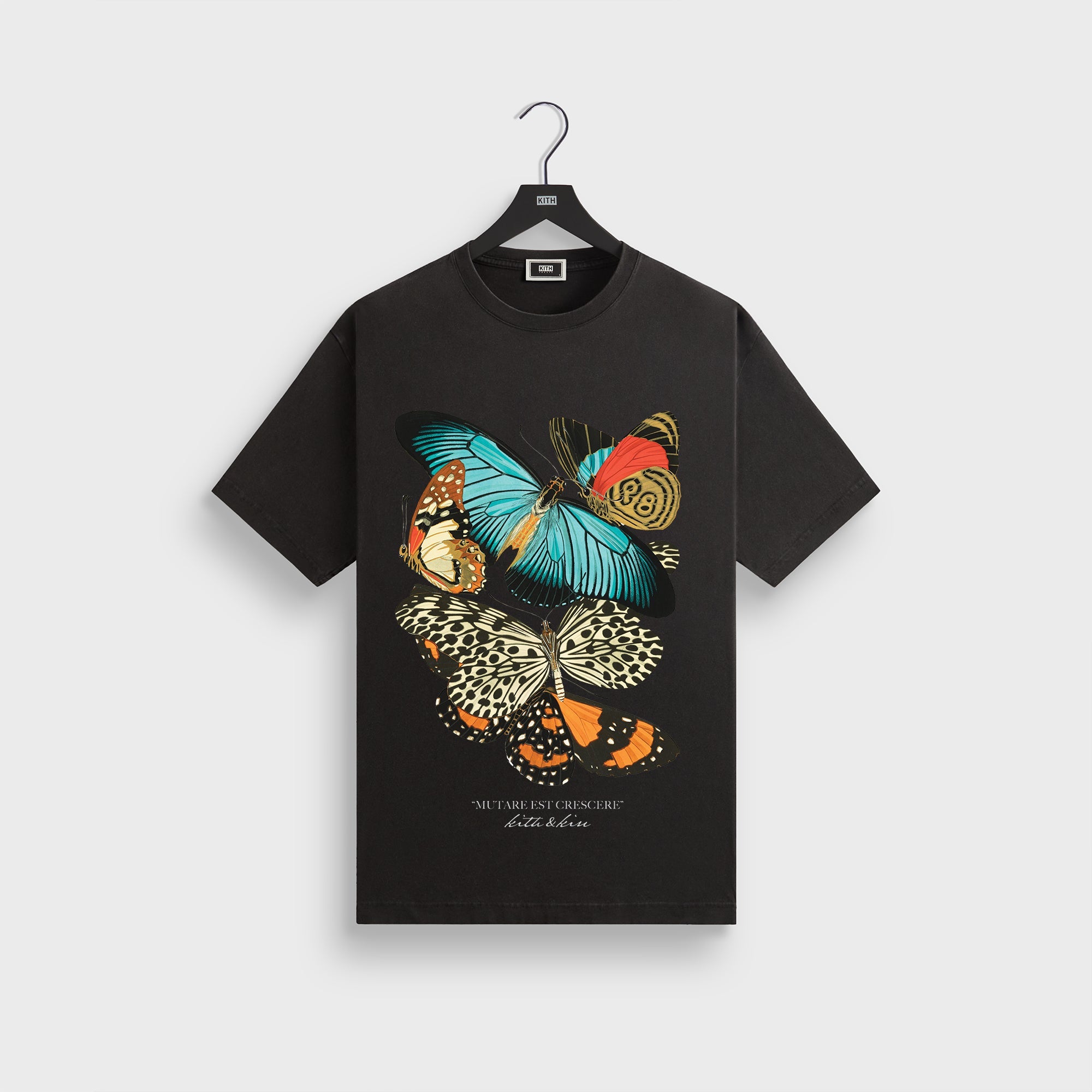 Kith Butterfly Vintage Tee - Black – Kith Europe