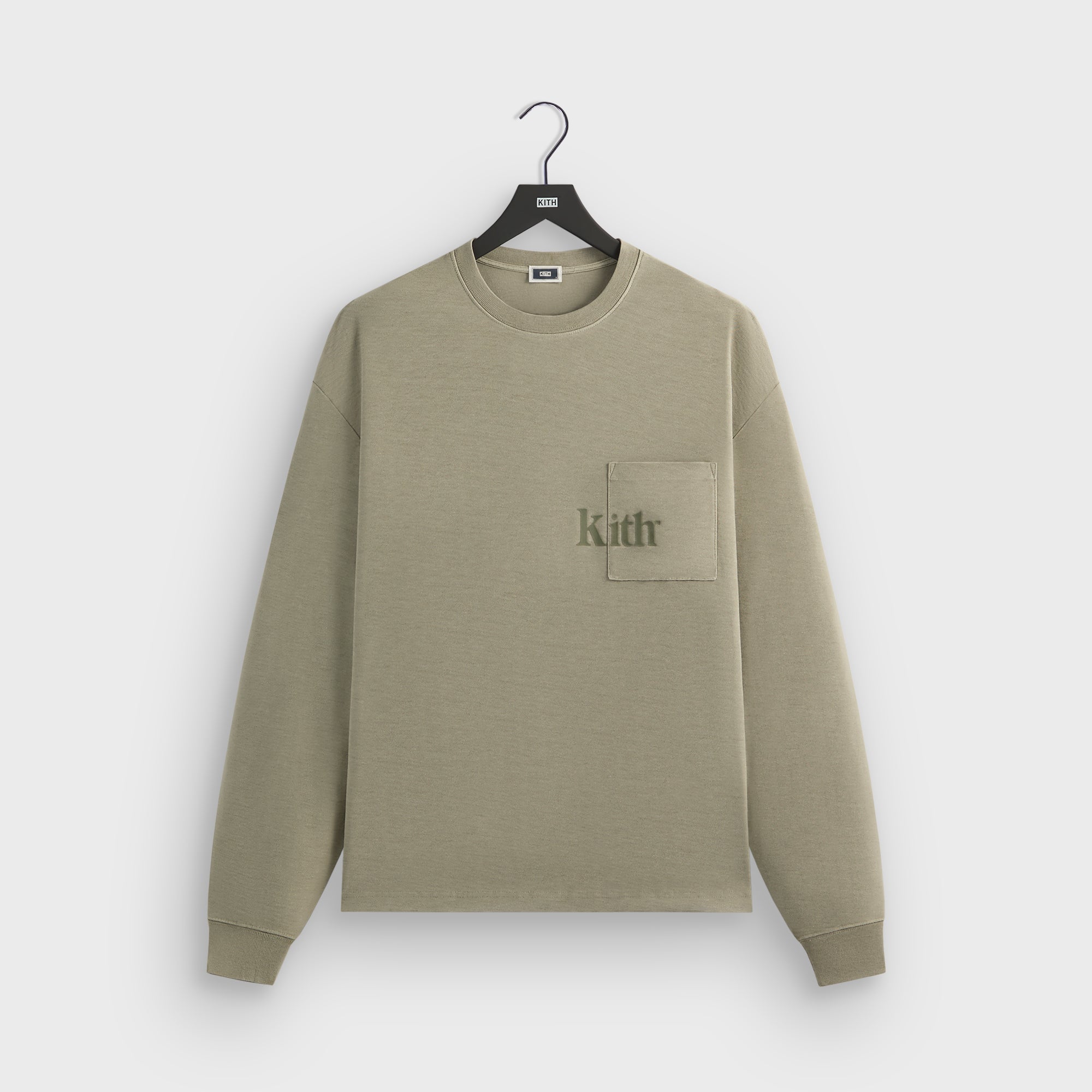 Kith Long Sleeve Quinn Tee - Haze – Kith Europe