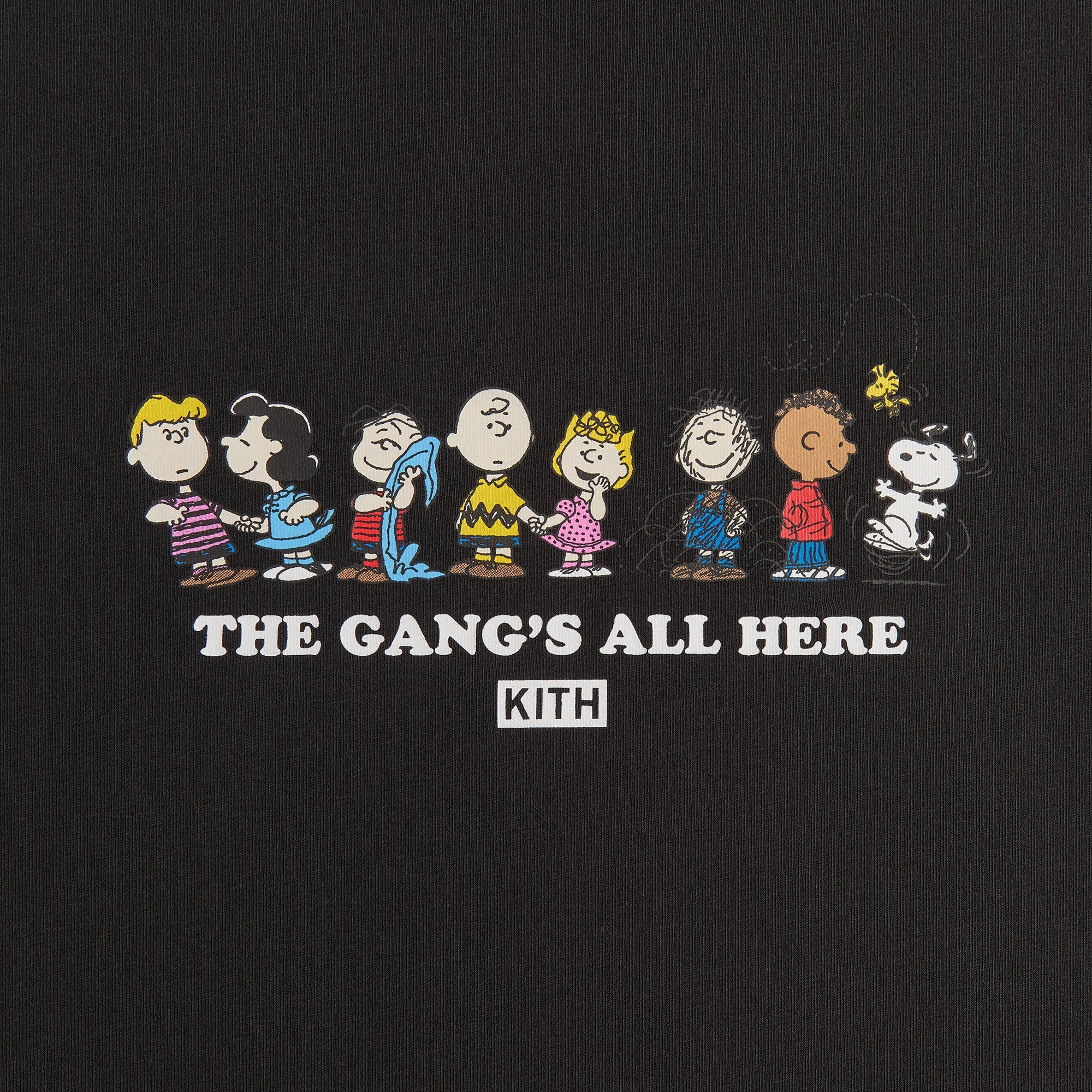 Kith for Peanuts Gang's All Here Tee - Black – Kith Europe