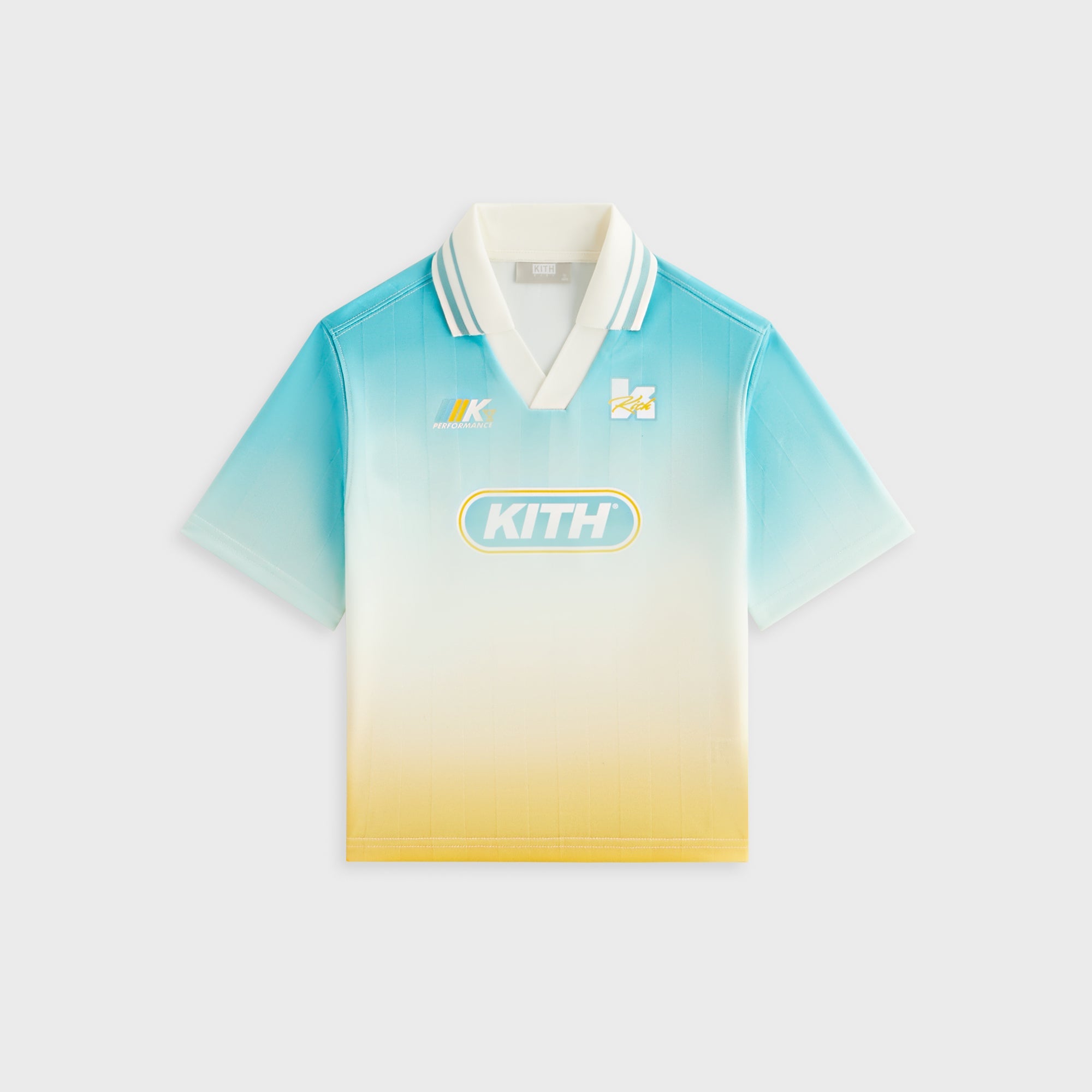 Kith Kids Gradient Soccer Polo - Dusty Aqua – Kith Europe