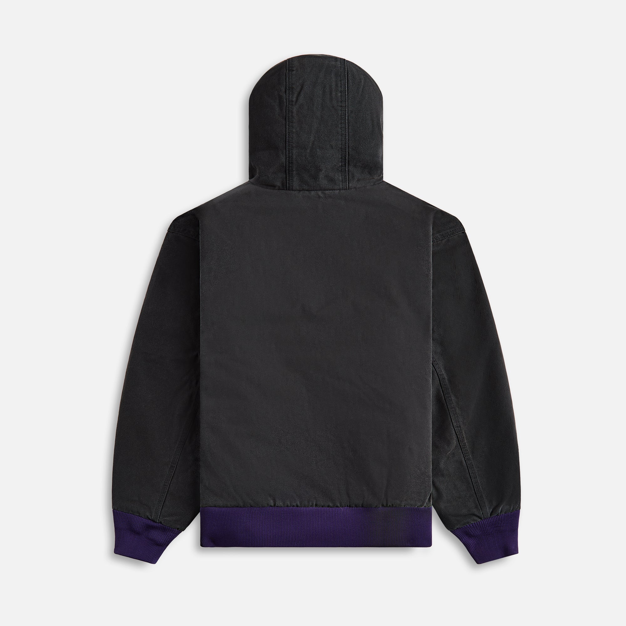 Needles Zipped Work Hoody 11Oz Cotton Oxford - Black – Kith Europe