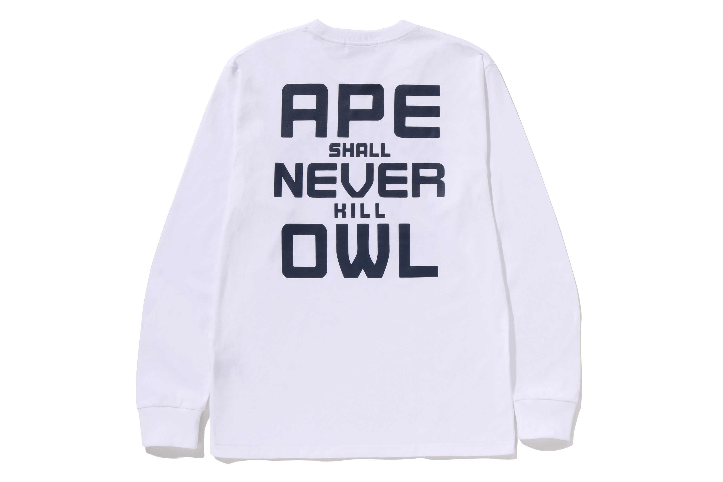 BAPE X OVO COLLEGE LONG SLEEVE TEE – eu.bape.com